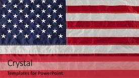  Presentation with red stripe - PPT layouts with red stripe - full frame of an american background and a red colored foreground