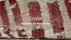  Presentation with limits - PPT theme with red-stripes-painted background and a violet colored foreground