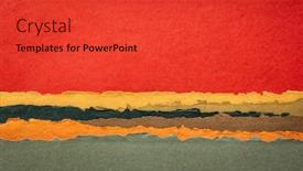  Presentation with cotton fabric - PPT layouts consisting of red-sunset-or-sunrise-abstract background and a red colored foreground