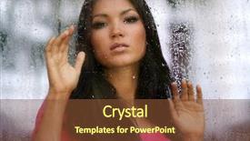  Presentation with kiss - Colorful PPT layouts enhanced with red tear drops - kiss the rain backdrop and a  colored foreground