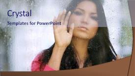  Presentation with kiss - Theme enhanced with red tear drops - kiss the rain background and a  colored foreground