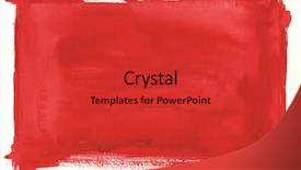  Presentation with watercolor design - Beautiful presentation featuring red texture watercolor background painting backdrop and a red colored foreground