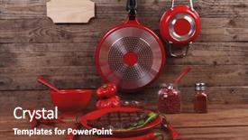  Presentation with ground beef - PPT theme having red theme lunch fresh grilled background and a  colored foreground