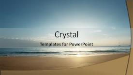  Presentation with sunset at venice beach palm - Presentation with red tide - sunset on seychelles beach background and a light blue colored foreground