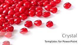  Presentation with cinnamon - Presentation design consisting of red-valentine-s-cinnamon-heart background and a  colored foreground