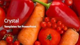  Presentation with hydroponics vegetables hydroponic vegetable - Amazing PPT theme having  backdrop and a  colored foreground