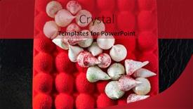  Presentation with abstract black and red - Cool new PPT theme with red-velvet-cake backdrop and a crimson colored foreground