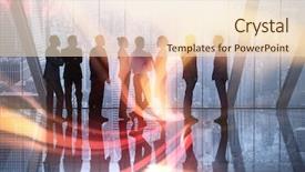  Presentation with red grapefruit orange orange - Colorful slide deck enhanced with red vortex with orange light backdrop and a lemonade colored foreground