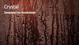  Presentation with abstract water drops - Presentation enhanced with flying pig doodle on blackboard on sky with clouds background and a black colored foreground.