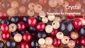  Presentation with currant - PPT layouts enhanced with red white black - currant background background and a coral colored foreground