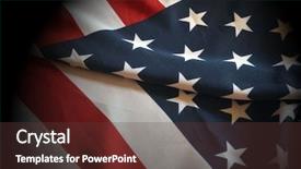  Presentation with grave marker american flag - Amazing presentation design having red white blue government - american flag background backdrop and a  colored foreground
