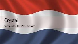  Presentation with red white blue patriotic - Slides with red white blue patriotic - flag of netherlands holland background and a coral colored foreground