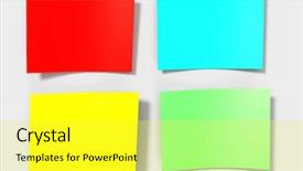  Presentation with empty - Presentation with sheets on a grey surface background and a yellow colored foreground