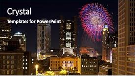  Presentation with columbus - PPT theme with red white boom light background and a black colored foreground