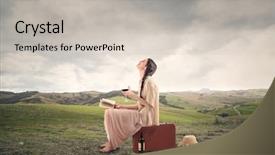  Presentation with wine book - Audience pleasing slide deck consisting of red wine and a good backdrop and a light gray colored foreground