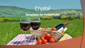  Presentation with jesus body bread and wine - Cool new presentation design with red wine bread and tomatoes backdrop and a  colored foreground