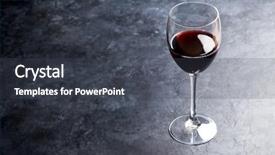  Presentation with wine - Presentation with red wine glass on stone background and a dark gray colored foreground