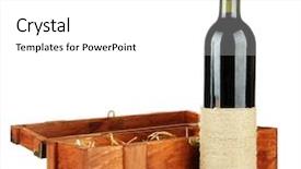  Presentation with white wine and red - PPT layouts consisting of red wine in box isolated background and a  colored foreground