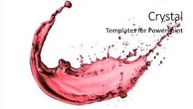  Presentation with splash - Audience pleasing slides consisting of red wine splash isolated backdrop and a white colored foreground