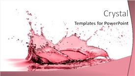  Presentation with splash - Presentation consisting of red-wine-splash-isolated background and a white colored foreground