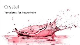  Presentation with abstract red - 