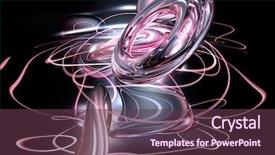  Presentation with wires - Beautiful PPT layouts featuring red wires in the darkness abstract 01 backdrop and a tawny brown colored foreground