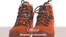  Presentation with trekking - Presentation theme enhanced with close up of an adhesive tape on white background each one is in full camera resolution background and a sky blue colored foreground.