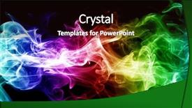  Presentation with smoke - Amazing PPT layouts having red yellow green - colorful smoke backdrop and a wine colored foreground