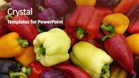  Presentation with peppers - Cool new slide deck with dicky - man artist painting illustration palette backdrop and a light gray colored foreground