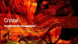  Presentation with canvas - Audience pleasing slides consisting of red yellow green - image of a large scale backdrop and a crimson colored foreground