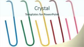  Presentation with yellow green - PPT layouts featuring red yellow green - paperclips background and a cool aqua colored foreground