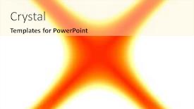  Presentation with red star - Audience pleasing presentation theme consisting of pop art 3d rendering - red-yellow star isolated on white backdrop and a blonde colored foreground