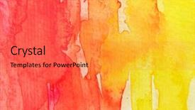  Presentation with watercolor red - Presentation theme with engineering - ac circuit - electrician installing background and a lemonade colored foreground