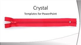  Presentation with meeting red white blue - Beautiful slide set featuring red zipper isolated on white backdrop and a white colored foreground