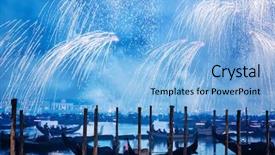  Presentation with festival musique - Amazing slide deck having redeemed - redentore holiday redeemer festival backdrop and a light blue colored foreground