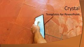  Presentation with redevelopment - Slide set featuring redevelopment - tile carries background and a coral colored foreground