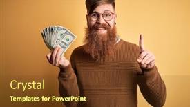  Presentation with irish - Beautiful theme featuring redhead-irish-man-with-beard backdrop and a tawny brown colored foreground