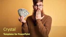  Presentation with irish - Colorful slides enhanced with redhead-irish-man-with-beard backdrop and a tawny brown colored foreground
