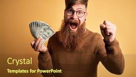  Presentation with irish - Presentation consisting of redhead-irish-man-with-beard background and a tawny brown colored foreground