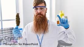 Presentation with cbd - Slides featuring redhead-man-with-long-beard background and a light gray colored foreground