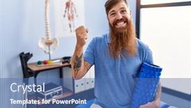  Presentation with foam - Presentation having redhead-man-with-long-beard background and a  colored foreground