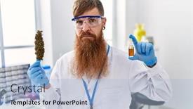  Presentation with cbd - Theme with redhead-man-with-long-beard background and a light blue colored foreground