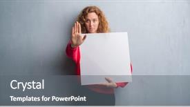  Presentation with open bible over grunge sandstone - Amazing slide deck having redhead woman over grey grunge backdrop and a gray colored foreground