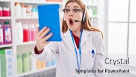 Presentation with pharmacy tablet - 