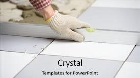 Presentation with ceramic - Theme having redisigne - tiler installs ceramic tiles background and a light gray colored foreground