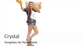  Presentation with cheerful - Amazing slide set having redneck - full length portrait backdrop and a  colored foreground