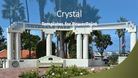  Presentation with past present future - Slide set with redondo-beach-california-10-sep background and a  colored foreground