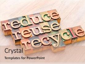 Reduce Reuse And Recycle 3r PPT template 71 | CrystalGraphics