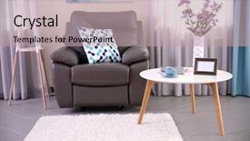  Presentation with christian living - PPT theme having reducing expenses - modern living room interior background and a mint green colored foreground