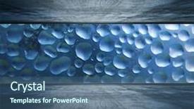  Presentation with liquid roof rain drops - Audience pleasing slides consisting of refelection - rain room backdrop and a ocean colored foreground